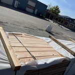 Ca. 100x Douglas Veer en Groef, 18x145mm, lengte 400cm